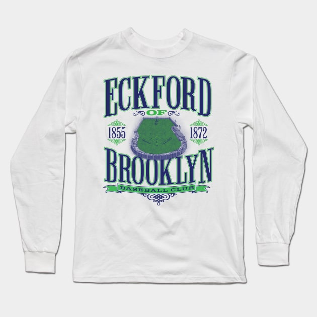 Eckford of Brooklyn Long Sleeve T-Shirt by MindsparkCreative